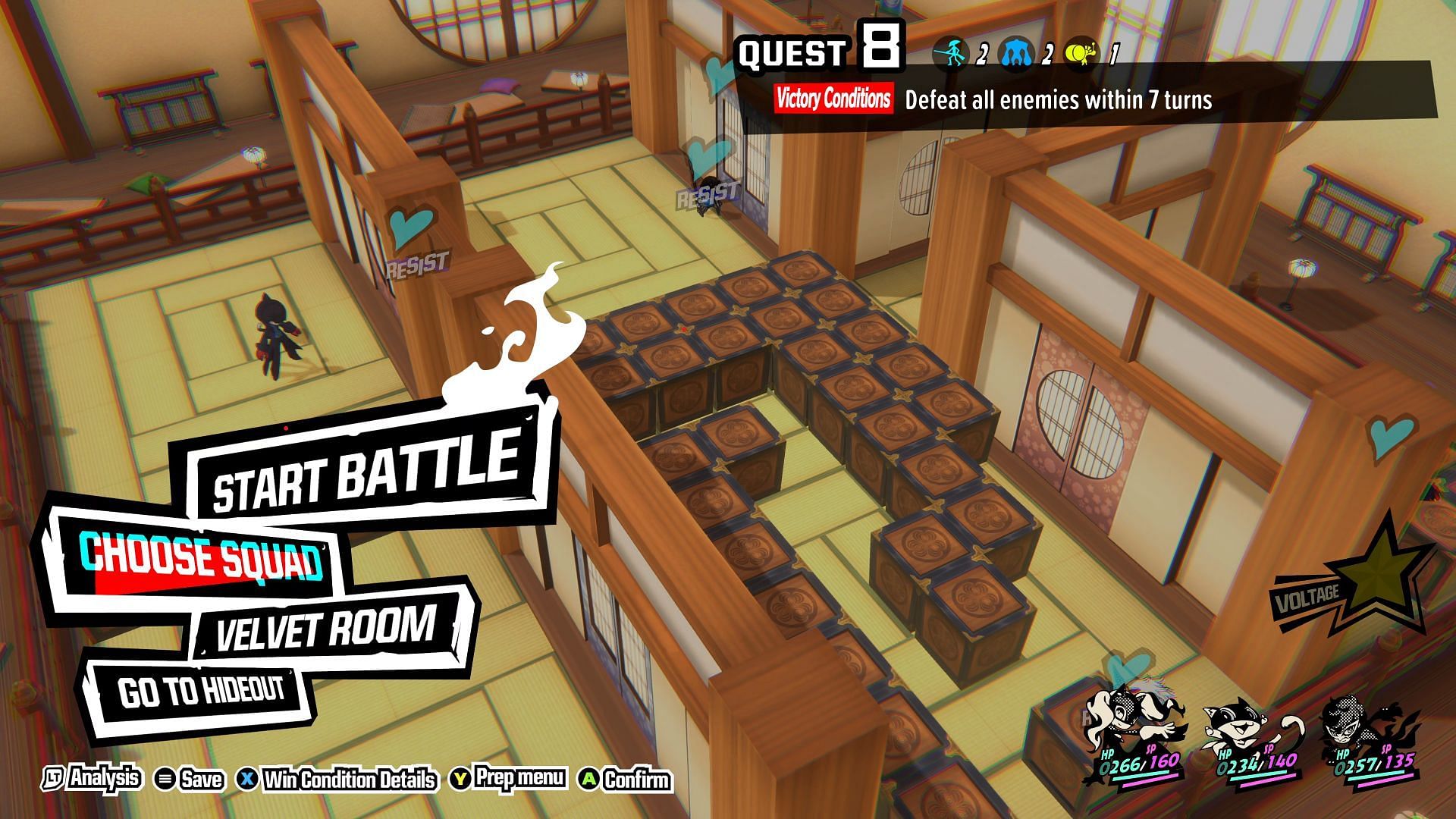 Quest 8 The Rightful Prince (Image via Persona 5 Tactica)